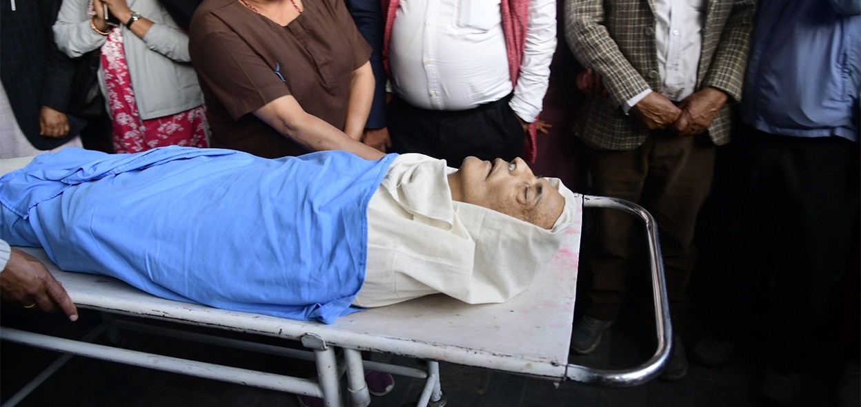नेता प्रदीप नेपालको अन्त्येष्टि परिवारको इच्छाअनुसार सादा ढंगमा