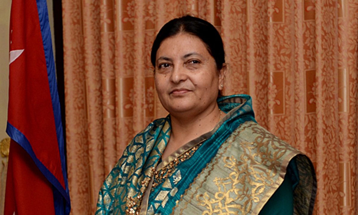 गणतन्त्रका उपलब्धिलाई जनजीवनसँग जोड्नुपर्ने समय आएको छ– पूर्वराष्ट्रपति भण्डारी