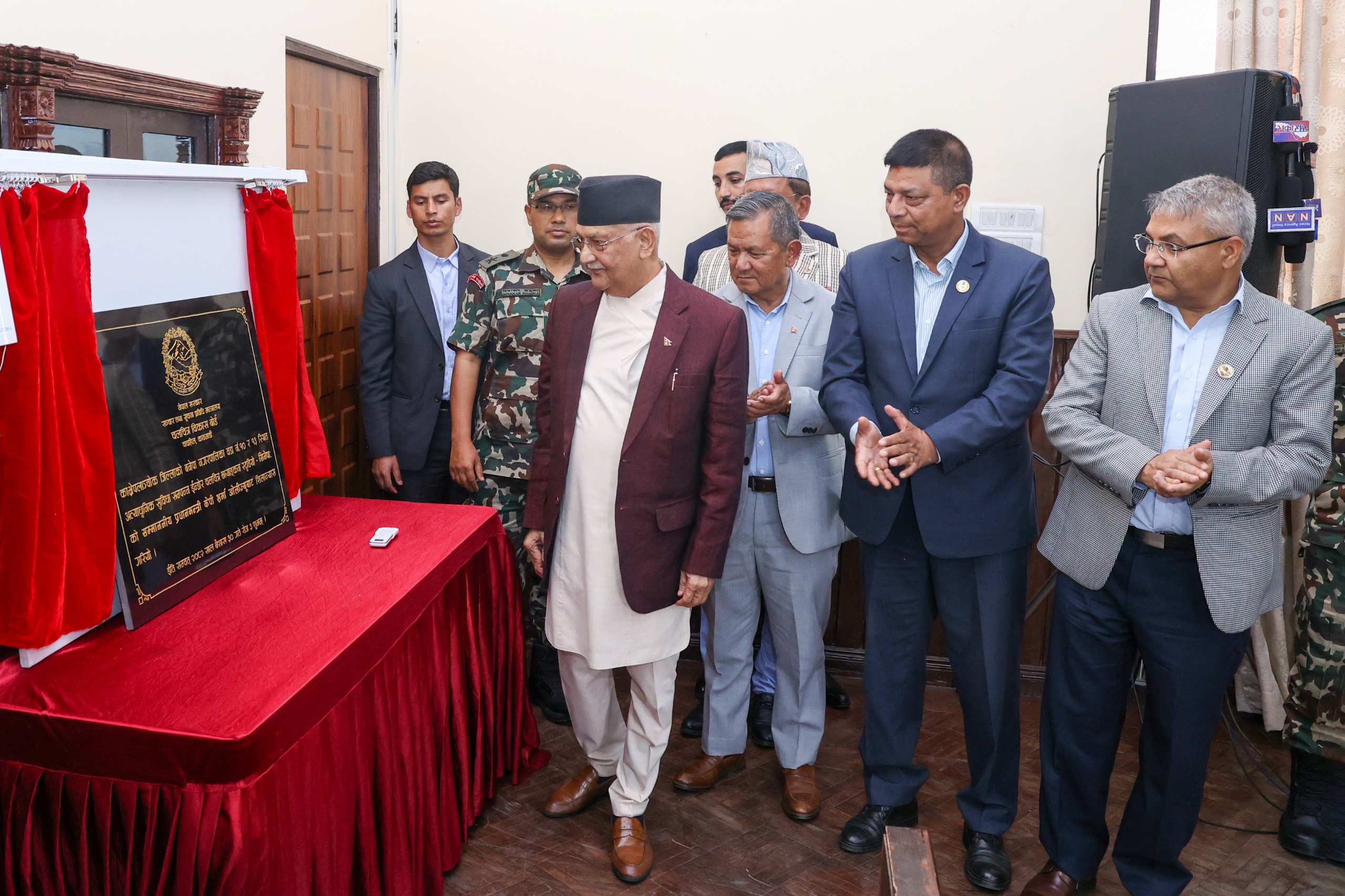 नेपाली सिनेमाको बनेपामा अत्याधुनिक छायाङ्कन केन्द्रको निर्माण : प्रधानमन्त्रीबाट सिलान्यास