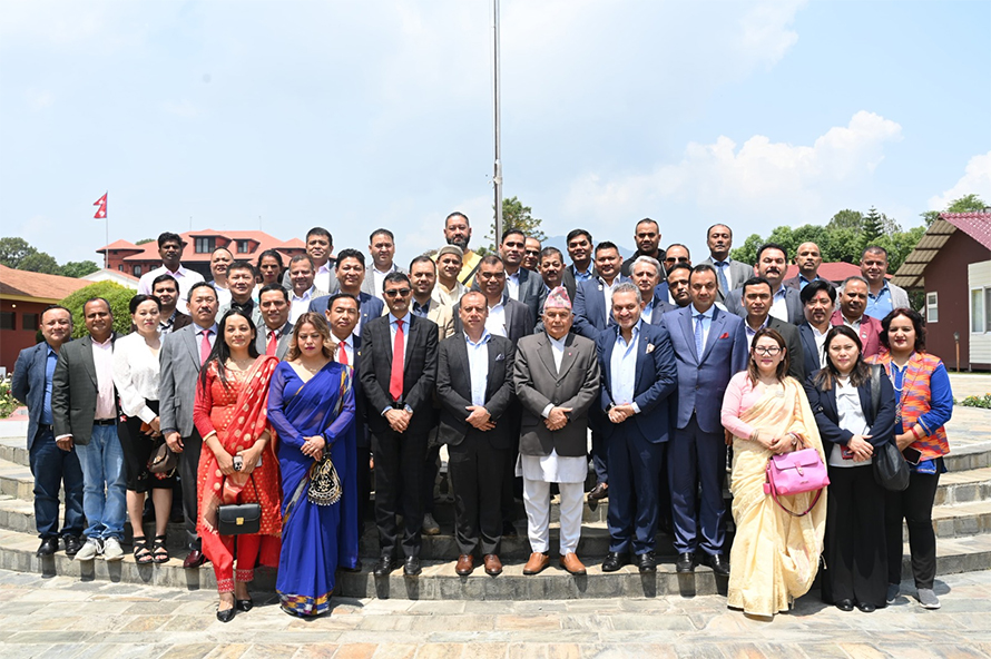 एनआरएनएको नेतृत्वलाई राष्ट्रपतिको सन्देश : एकता बिना समृद्धि सम्भव छैन