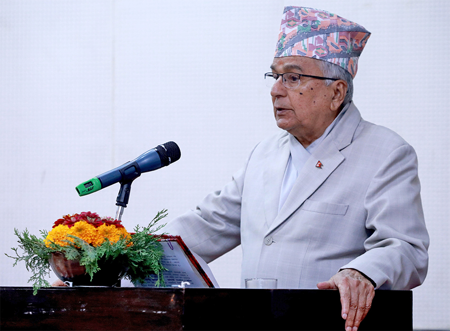 स्वतन्त्र र निष्पक्ष पत्रकारिता बिना लोकतन्त्र अधुरो : राष्ट्रपति पौडेल