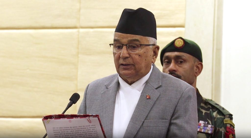 स्वदेशी उत्पादन र मर्यादित श्रमले मात्र आत्मनिर्भरता सम्भव : राष्ट्रपति पौडेलको सन्देश
