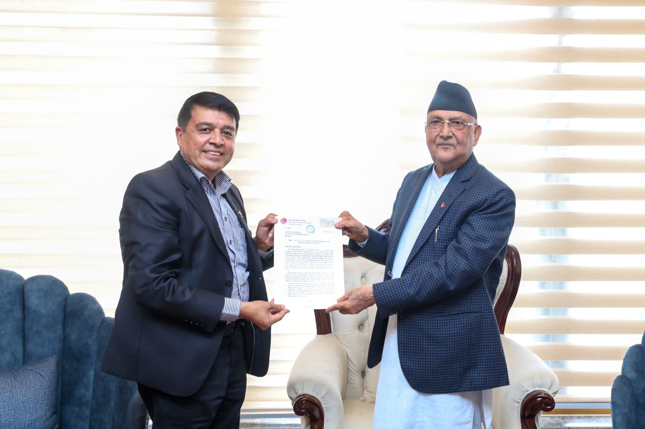 बजेट संशोधन र नीति सुधारमा महासंघको आग्रह, प्रधानमन्त्री ओलीले दिए सकारात्मक संकेत
